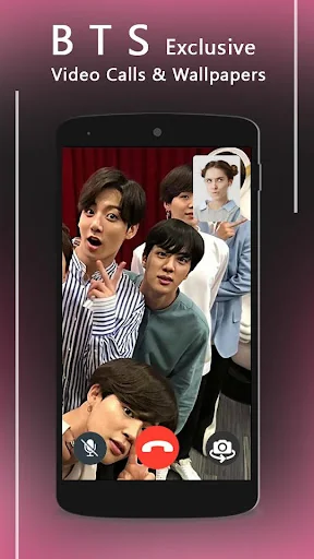 BTS LIVE - BTS Fake Video Call screenshot 1