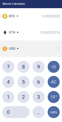 Bitcoin Calculator screenshot 3