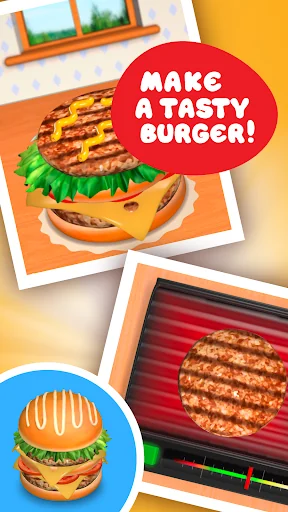 Burger Deluxe - Cooking Games screenshot 2
