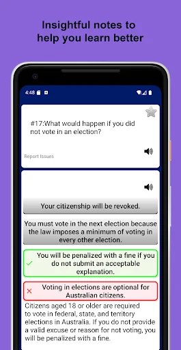 Australian Citizenship Test screenshot 4