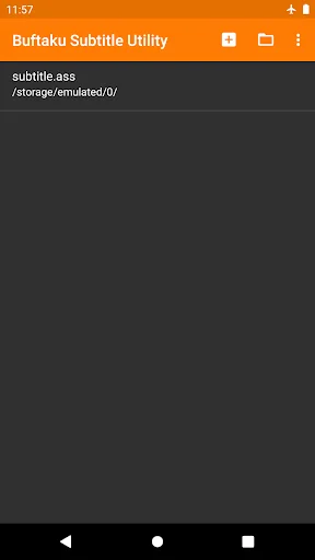 Buftaku Subtitle Editor screenshot 1