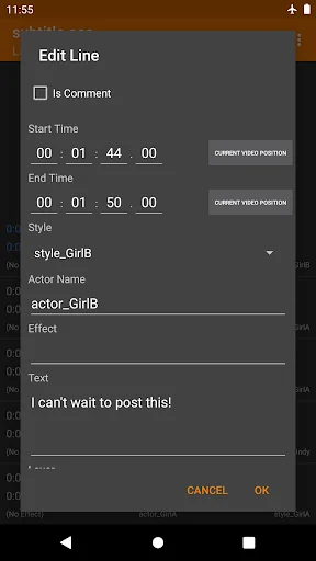 Buftaku Subtitle Editor screenshot 3
