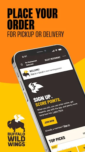 Buffalo Wild Wings Ordering
