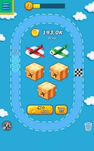Merge Aircraft Idle Game screenshot 2