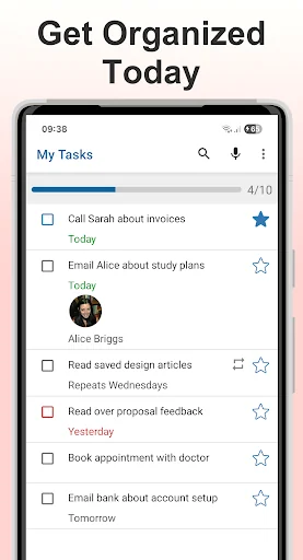 My Tasks - To do list screenshot 1