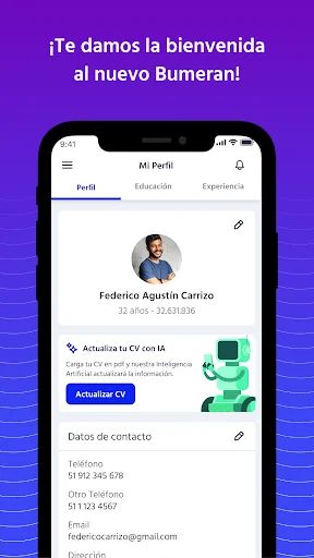Bumeran: búsqueda de empleo screenshot 1