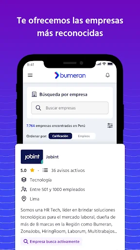 Bumeran: búsqueda de empleo screenshot 3