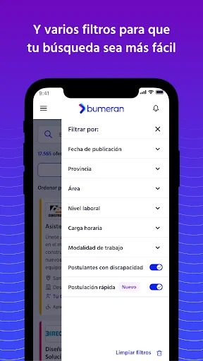 Bumeran: búsqueda de empleo screenshot 4