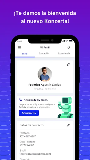 Konzerta: búsqueda de empleo