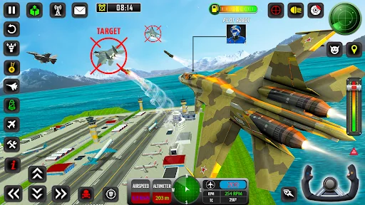 Robot Pilot Airplane Games 3D screenshot 4