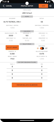 Bushnell Ballistics screenshot 4