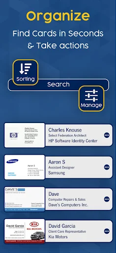 Business Card Scanner & Reader screenshot 2