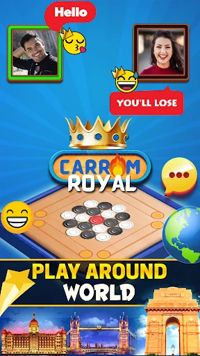 Carrom Royal Online: Disc Pool screenshot 1