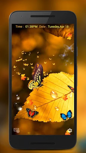 Butterfly Live Lock Screen
