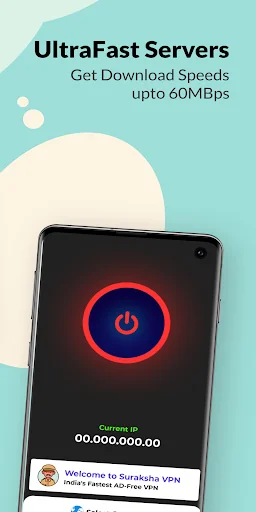 Suraksha - India's Fastest VPN screenshot 3