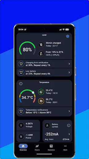 Bamowi - Battery Info & Widget screenshot 1