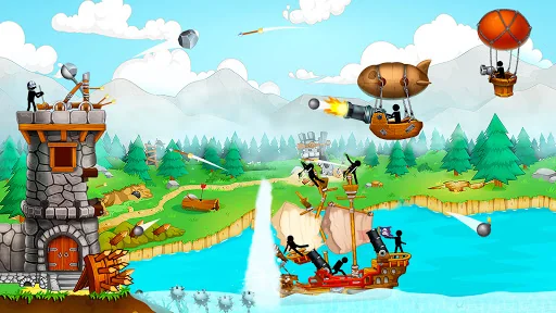 The Catapult: Stickman Pirates screenshot 1