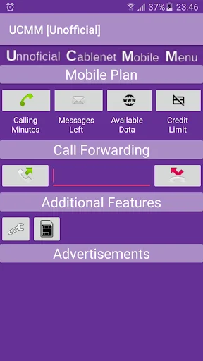 Cablenet Mobile Menu