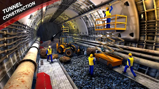 Uphill Tunnel Excavator Game