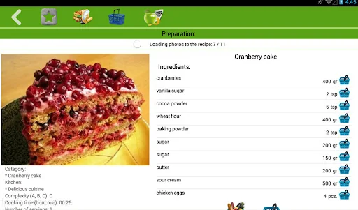 Cake recipes screenshot 2