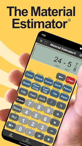 Material Estimator Calculator screenshot 1