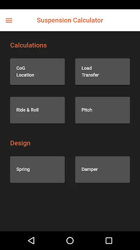 Suspension Calculator