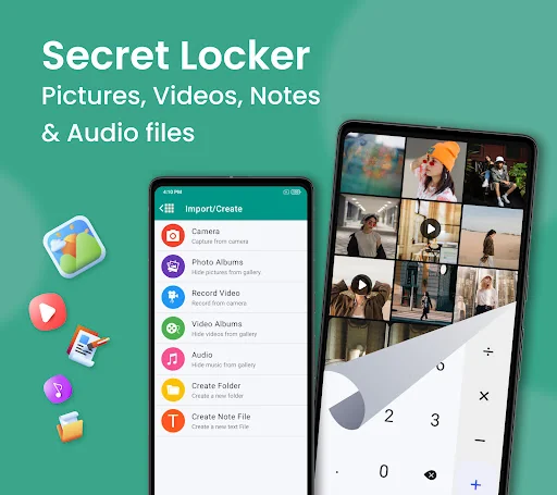 Calculator Vault- Gallery Lock screenshot 1