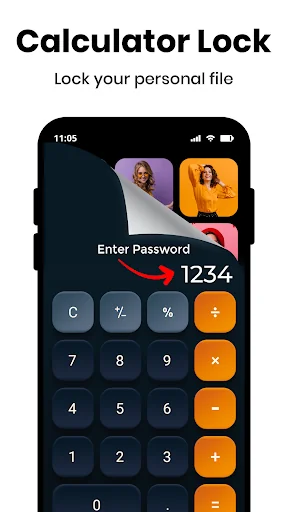 Calculator App Lock Hide Photo