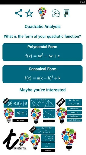 Quadratic Analysis