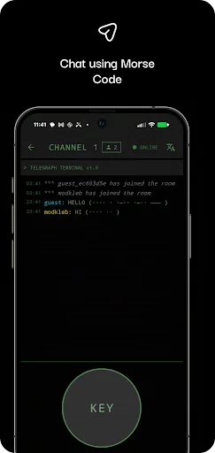 Telegraph - Morse Code Chat
