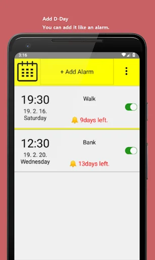 Calendar Alarm (D-DAY) screenshot 3