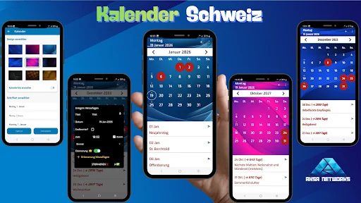 Kalender Schweiz 2026