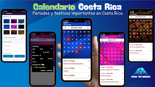 Calendario Costa Rica