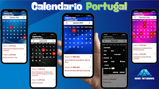 Calendário Portugal 2026