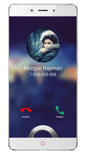 Full screen caller id