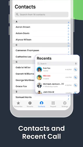 iCallify Phone Contacts Dialer screenshot 4
