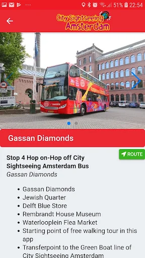 City Sightseeing Amsterdam App screenshot 3