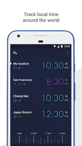GLOBE: World clock and widget screenshot 1