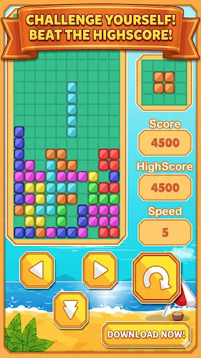 Classic Brick: Falling Blocks screenshot 2
