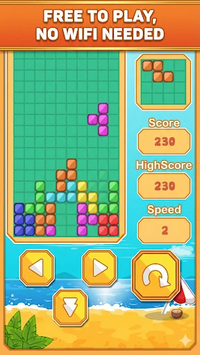 Classic Brick: Falling Blocks screenshot 3
