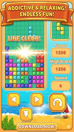 Classic Brick: Falling Blocks screenshot 4