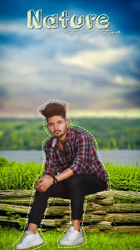 AI Nature Photo Frame Editor