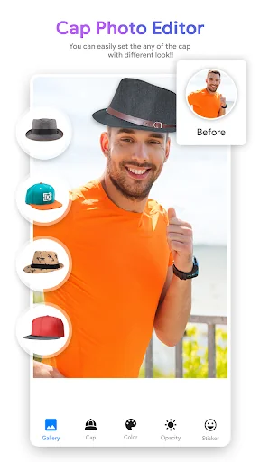 Cap Photo Editor screenshot 1