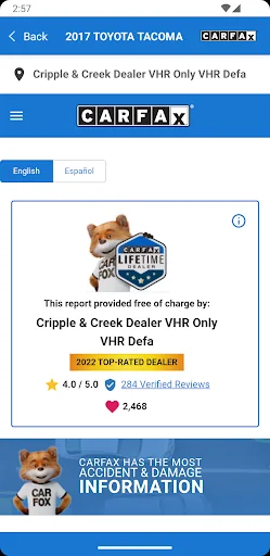 CARFAX for Dealers screenshot 2