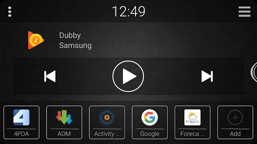 Grey Theme for Car Launcher screenshot 1