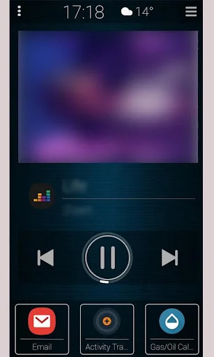 Grey Theme for Car Launcher screenshot 2