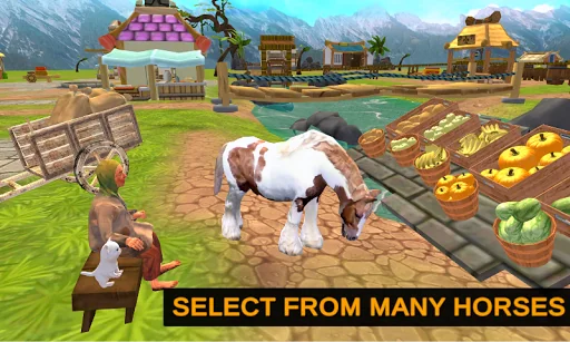 Horse Cart Carriage Game 3D