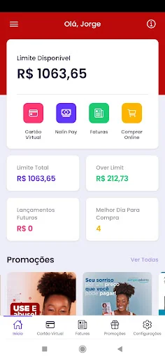 Cartão Nalin screenshot 2