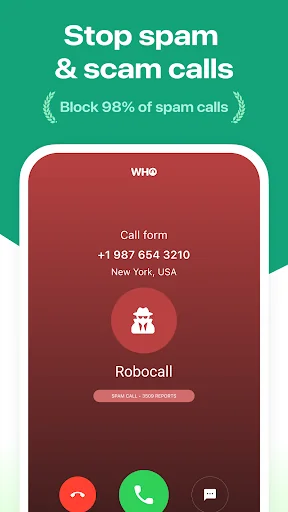 Who - Caller ID, Spam Block screenshot 3