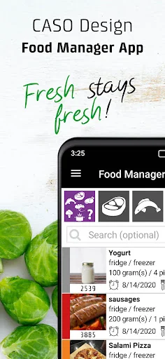 CASO Food Manager screenshot 1